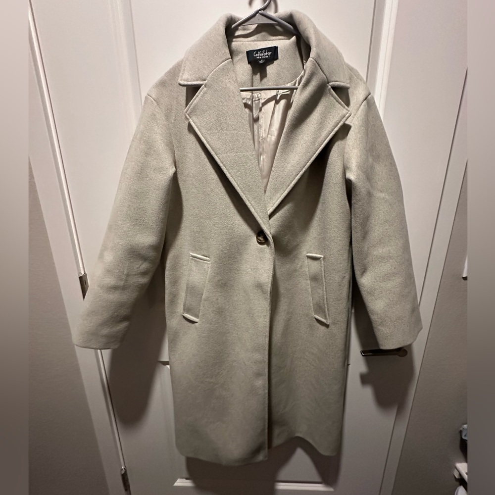 Coffeeshop New York Classic Gray Overcoat